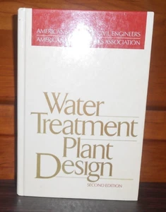 1990 Water Treatment Plant Design 2nd Edition ASCE AWWA Engineering Book - Bild 1 von 6