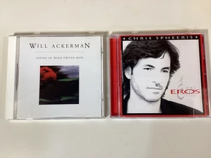 2 CDs: Will Ackerman: Sound of Wind Driven Rain & Chris Spheeris: Eros-Free Ship - Picture 1 of 12