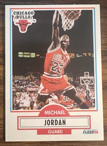 Tarjeta Fleer #26 Michael Jordan 1990-91 Chicago Bulls - Imagen 1 de 10