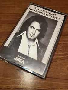 Neil Diamond His 12 Greatest Hits (Cassette Tape) Unopened! - Picture 1 of 4
