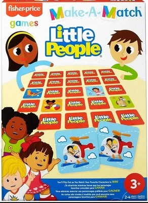 Fisher Price Make-A-Match Little People Game Memory Game Toy NEW - image 1 of 2