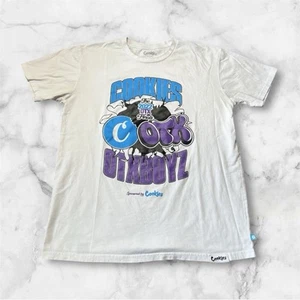 Cookies SF x OTX BOYZ Finals Berner Cali Rap White Shirt Short Sleeve Size 3XL - Picture 1 of 3