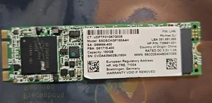 HP (729661-001) Intel (SSDSCKGF180A4H) 180 GB Solid State Drive - Picture 1 of 1