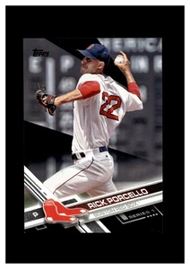 2017 Topps Black #178 Rick Porcello 26/66 Boston Red Sox - Imagen 1 de 2