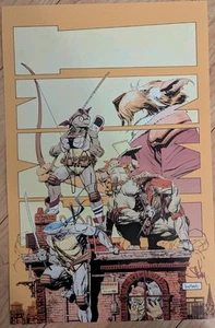 WONDERCON SEA GORDON MURPHY 2025 Teenage Mutant Ninja Turtles impresión artística firmada - Imagen 1 de 1