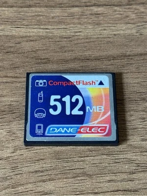 Dane-Elec 512MB CF Compact Memory Card for Nikon - Image 1 of 2
