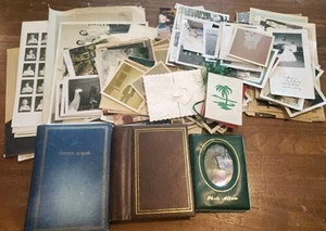 Vintage Photo Album And Picture Lot 1940's-1980's School Wedding Prom Portraits - Picture 1 of 15