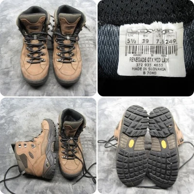 LOWA Botas de Senderismo para Mujer 7.5 Cuero Marrón Impermeables Renegade GoreTex Media Dama Foto 1 de 4