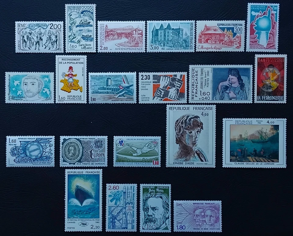 Poste France année 1982a. - Photo 1/1