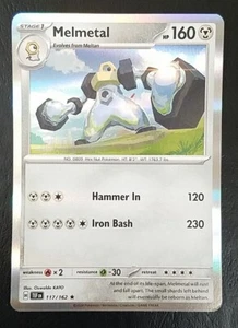 MELMETAL 117/162, HOLO, POKEMON CARD (NM) - Picture 1 of 4