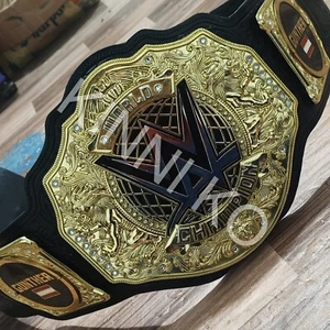 World Heavyweight Championship Belt 6mm with custom side plate of your choice - Picture 1 of 13