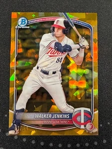 2025 Bowman Sapphire #BCP-1 Walker Jenkins Gold /50 Minnesota Twins - Picture 1 of 1