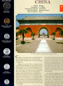 Juego de 6 monedas de todo el mundo China UNC 1983 - 2004 1 Fen 1983 Yuan '04 - Imagen 1 de 2