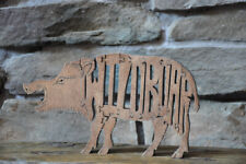 Wild Boar Swine Pig Animal Puzzle Wood Amish Made Toy NEW
