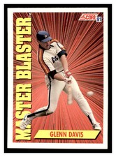 1991 Score #405 GLENN DAVIS Houston Astros ~F8FF