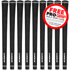 Lamkin Crossline Black Oversize Golf Grips / Any Qty / Multibuy +free Grip Tape