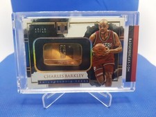 Charles Barkley 76ers 2018-19 Impeccable 14k GOLD Bar 1/2 Ounce Card /10