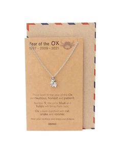 quan jewelry Year of the Ox Animal Oxen Cattle Jewelry Gifts for Family with ... - Picture 1 of 7