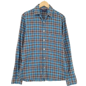 Vintage Peak Performance Men Shirt Plaid Flannel Lumberjack Ed6 Size M - Picture 1 of 8