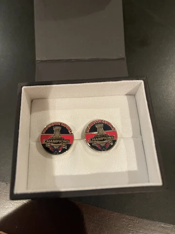Washington Capital Championship Cufflinks - Brand New - Hard To Find Cover