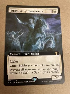x1 Drogskol Reinforcements - Extended Art R MTG Commander Innistrad: Crimson Vow - Picture 1 of 1