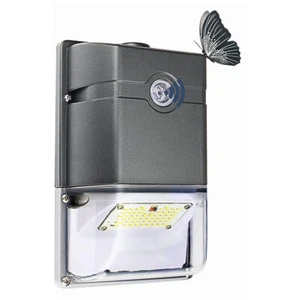 Super Bright Porch Wall Light with Dusk to Dawn Sensor, Modern Outdoor Photocel - Picture 1 of 15