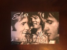  Signed Priscilla Presley Post Card+ Lisa Marie Celebration of Life From Memphis