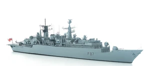 Modello costruito professionale HMS Chatham F-87 TIPO 22 lotto 3 fregate 1/350 (pre ordine) - Foto 1 di 6