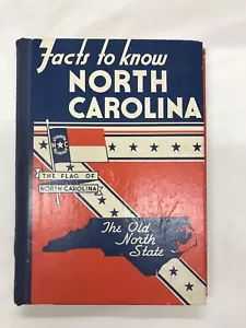 1937 Fakten zu wissen North Carolina Hardcover Buch - Bild 1 von 9