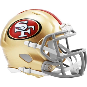 San Francisco 49ers Riddell Speed Mini Football Helmet - Picture 1 of 4