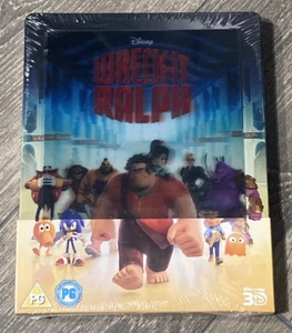 Disney Wreck It Ralph 3D 2-Discs Bluray UK Steelbook Classic #51 Lenticular NEW - Picture 1 of 2