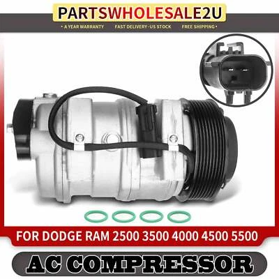 Компрессор переменного тока с 8 канавками для Dodge Ram 2500 Ram 3500 Ram 4500 5500 55111411AA - Изображение 1 из 4