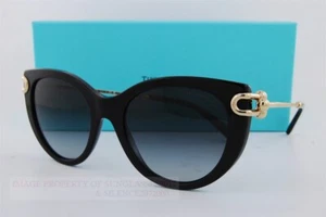 Brand New Tiffany & Co. Sunglasses TF 4232 80013C Black/Gradient Gray For Women - Picture 1 of 7