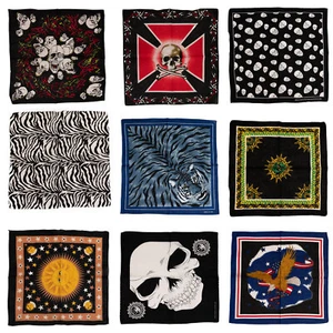 KOPFTUCH HALSTUCH BANDANA TUCH BIKER TOTENKOPF SKULL ADLER USA NICKITUCH MUSTER - Bild 1 von 12