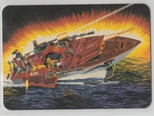 1986 Hasbro G.I. Joe Action Cards #126 Cobra Hydrofoil Moray - Picture 1 of 1