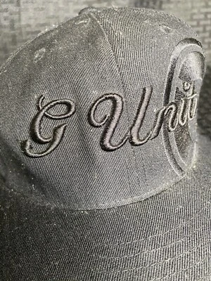 Vintage G-Unit Reebok Fitted Black Baseball Hat 7 1/4 50 Cent Y2K Hip Hop RBK - Image 1 of 4