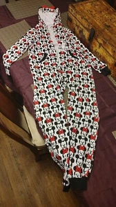 Disney Collection - Minnie Mouse - One piece pajama- size Womens Medium Ladies M - Picture 1 of 6