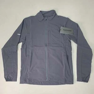 NATHAN Vamos Track Jacket Men's Sz XL Dark Charcoal NS50320-80078-XL (New) - Picture 1 of 19