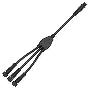 4-Pin Y Shape IP68 Male to 3 Female Splitter Connector for RGB LED Strips - Picture 1 of 7