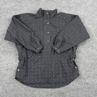 Chaqueta Sunice Mujer Mediana Negra Logo Geométrico Ventilada Rendimiento Golf De Colección Foto 1 de 4