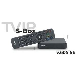 TVIP S-Box v.605 SE Bluetooth Fernbedienung 4K UHD Linux IPTV HEVC Dual Wifi - Bild 1 von 5