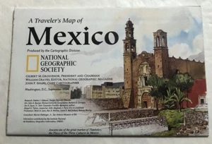 Die Taveler-Karte von Mexiko National Geographic Society - Bild 1 von 2