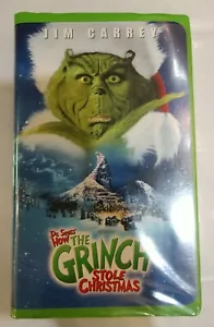 Dr. Suess' How the Grinch Stole Christmas (2001) (VHS, 2001) Jim Carrey - Picture 1 of 3