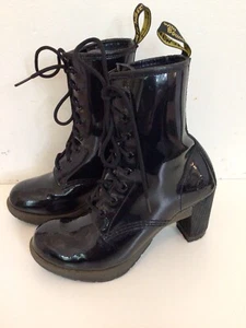 DR MARTENS - Women’s Darcie Patent Leather Boots UK 4 EUR 37 - Picture 1 of 12
