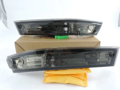 Smoke Bumper Turn Signal Lights Lamp For 97-99 NISSAN SILVIA S14 240SX F141 - Image 1 of 4