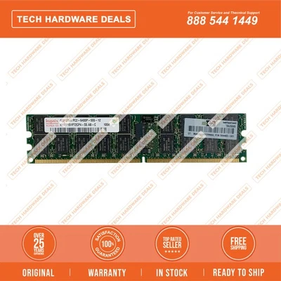 497765-B21    HPE 4GB (2x2GB) Single Rank PC2-6400 (DDR2-800) Registered Memory - Image 1 of 2