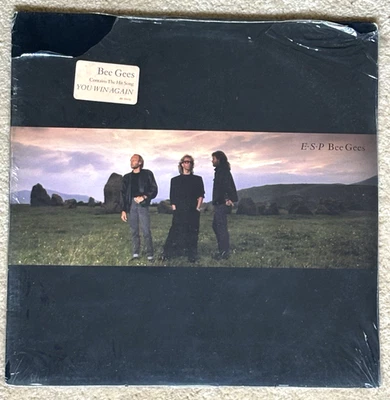 BEE GEES - E.S.P. (1987) Vinyl LP Record. STILL SEALED! "You Win Again" - Image 1 of 2