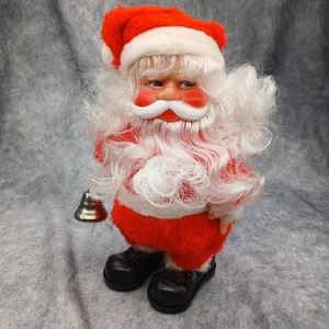 Batteriebetriebener Nikolaus, Weihnachtsmann mit Glocke nur für Teile oder Dekoration - Bild 1 von 6