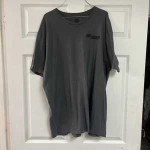 SIG SAUER T-Shirt grau Baumwolle Kurzarm Herren XXL - Bild 1 von 4
