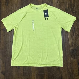 NWT Under Armour Tech 2.0 Tiger T-Shirt UA Lime Yellow Loose Fit Size L . A4 - Picture 1 of 4